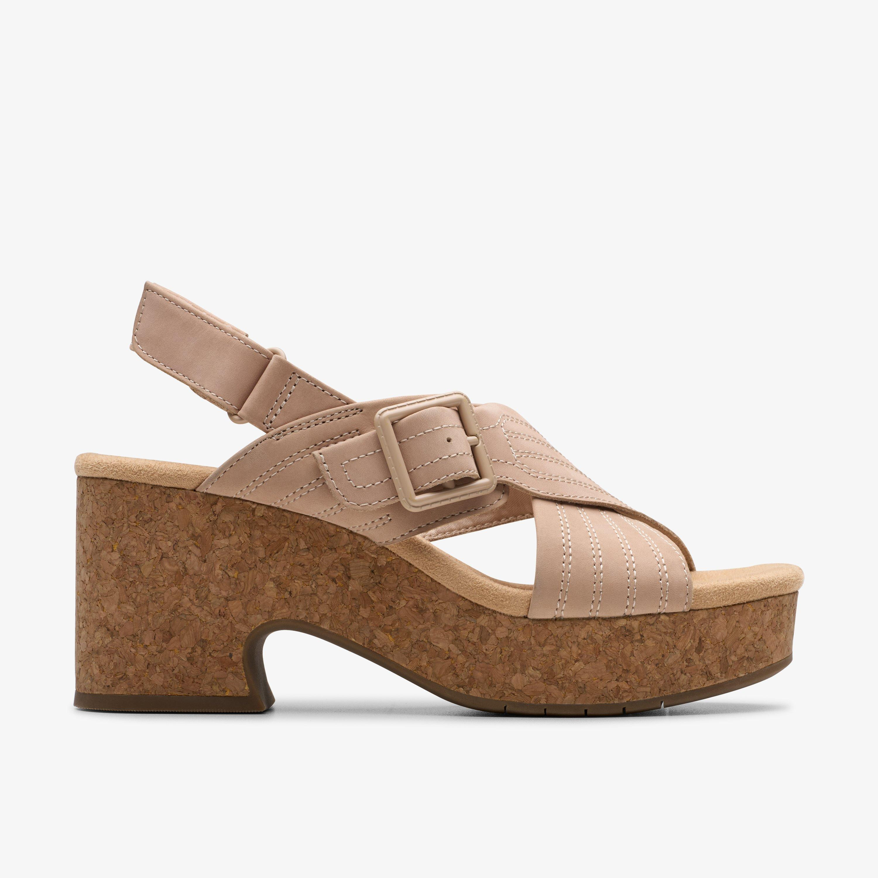 Womens Nerisa West Sand Nubuck Wedges | Clarks | Clarks (US)