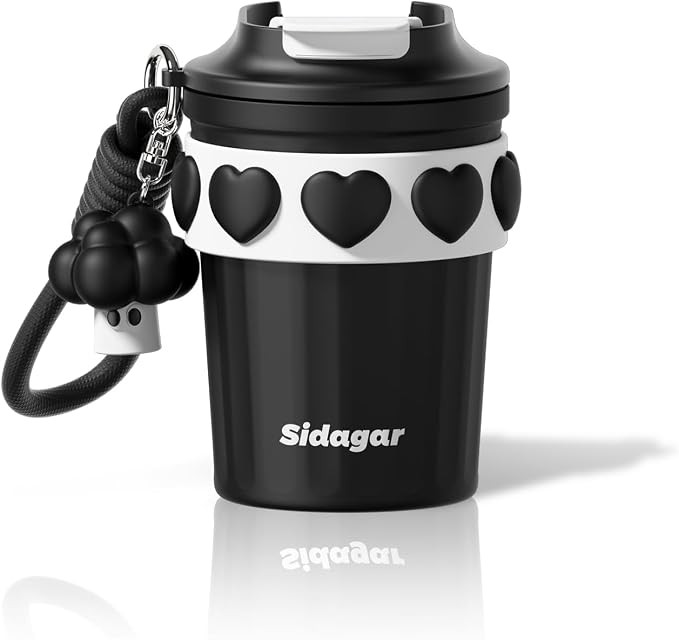 SDGA+ 12 oz Travel Coffee Mug Spill Proof Leak Proof, Stainless Steel Thermal Coffee Cup with Lid... | Amazon (US)