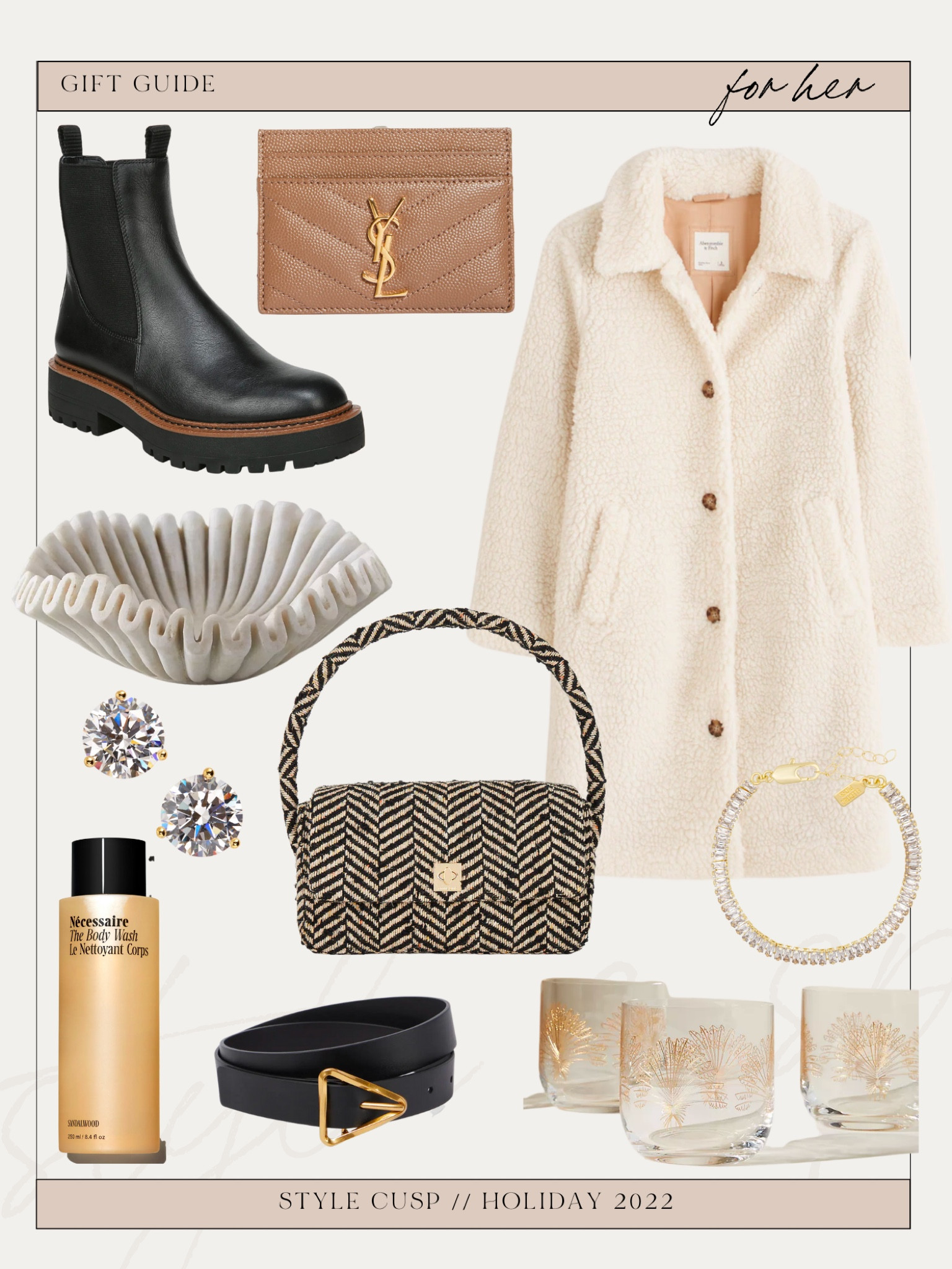 Gifts for her, gift ideas for mom, mother in law gifts, luxe gift ideas, designer gifts, Anine bing, Sherpa coat, 

#LTKCyberweek #LTKunder100 #LTKHoliday