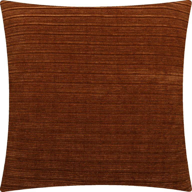 Mainstays Rust Corduroy Decorative Throw Pillow, Square, 1PC Pack, 18"x18" , Rust | Walmart (US)