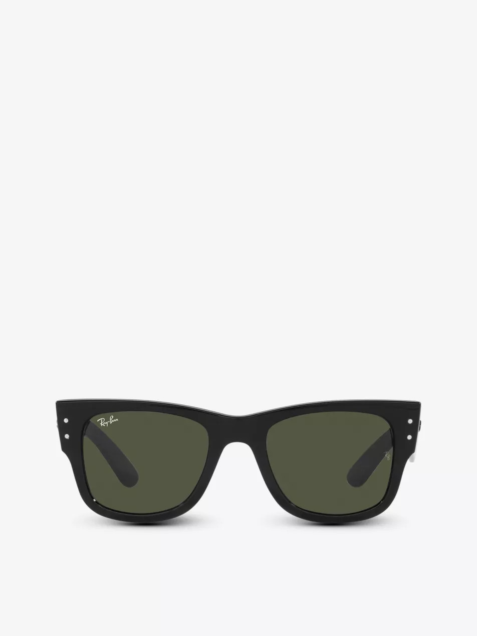 RB0840S Mega Wayfarer acetate sunglasses | Selfridges