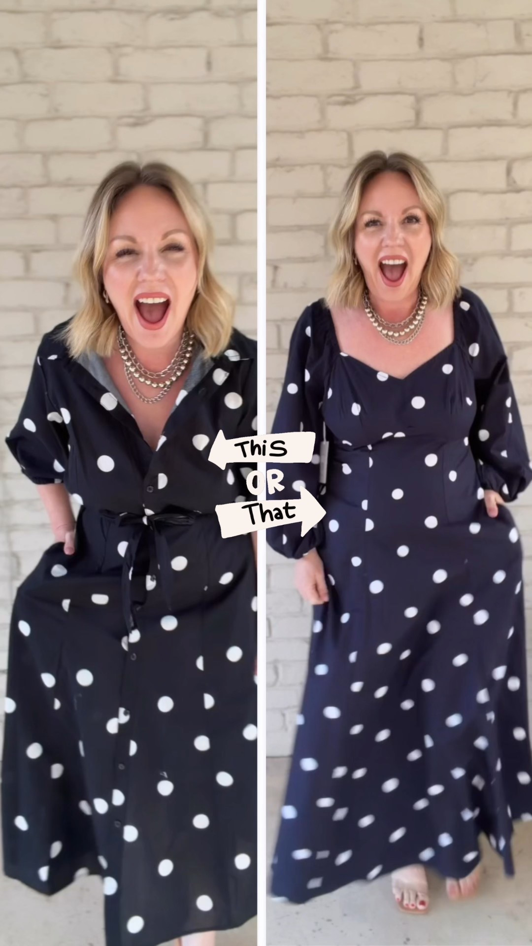 Medium in both 

#LTKSaleAlert #LTKOver40 #LTKSeasonal