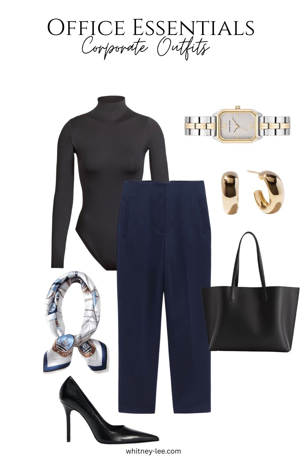 Obsessed with a navy and black office outfit for the winter time! Take a look at these staple pieces from quince!! 

#LTKCyberWeek #LTKWorkwear #LTKFindsUnder50