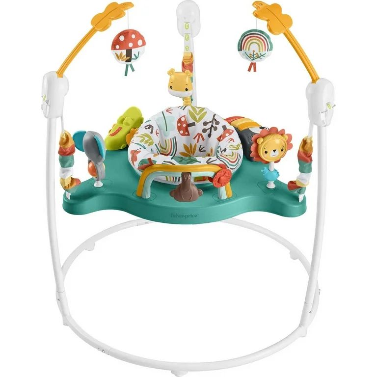 Fisher-Price Baby Bouncer Whimsical Forest Jumperoo Activity Center with Music and Lights | Walmart (US)