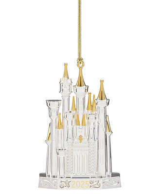 2025 Cinderella Castle Silverplate Ornament | Macy's