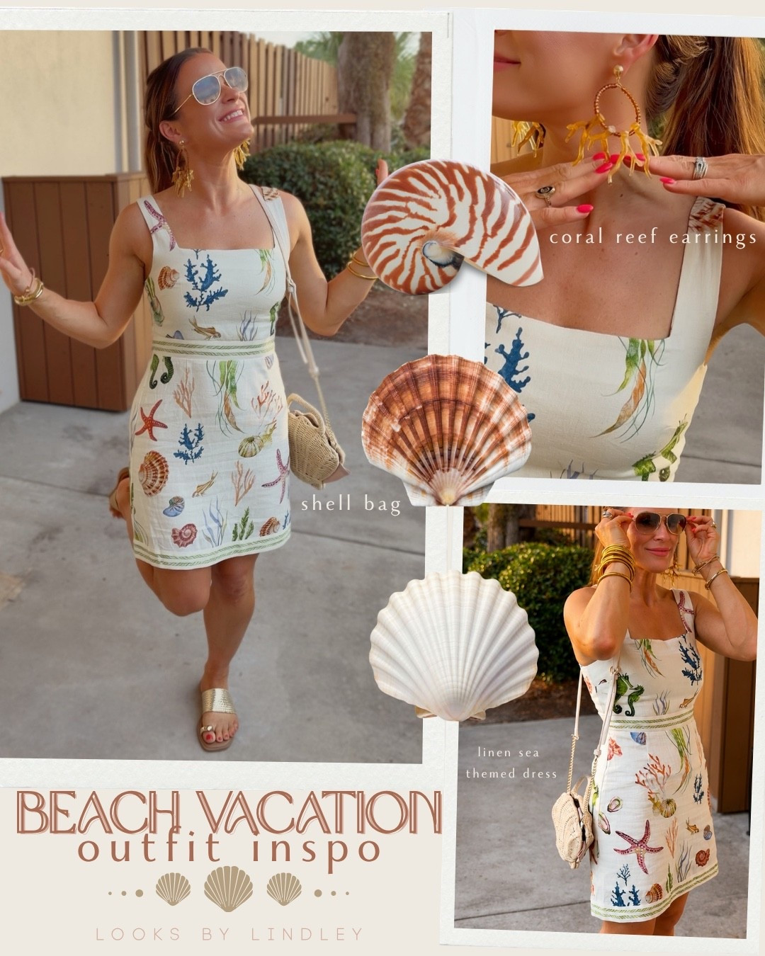 Recreate this look for your next beach trip 🐚🐟🦑🪸🦪