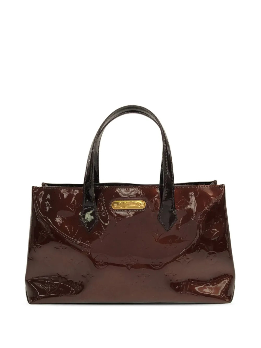 Louis Vuitton Pre-Owned 2009 Monogram Vernis Wilshire PM Handbag - Farfetch | Farfetch Global