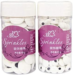2 Bottles Candy Eyeballs Eyes Cake Cupcake Toppers Cookie Decorations,Two Size Mixed,Sweet Person... | Amazon (US)