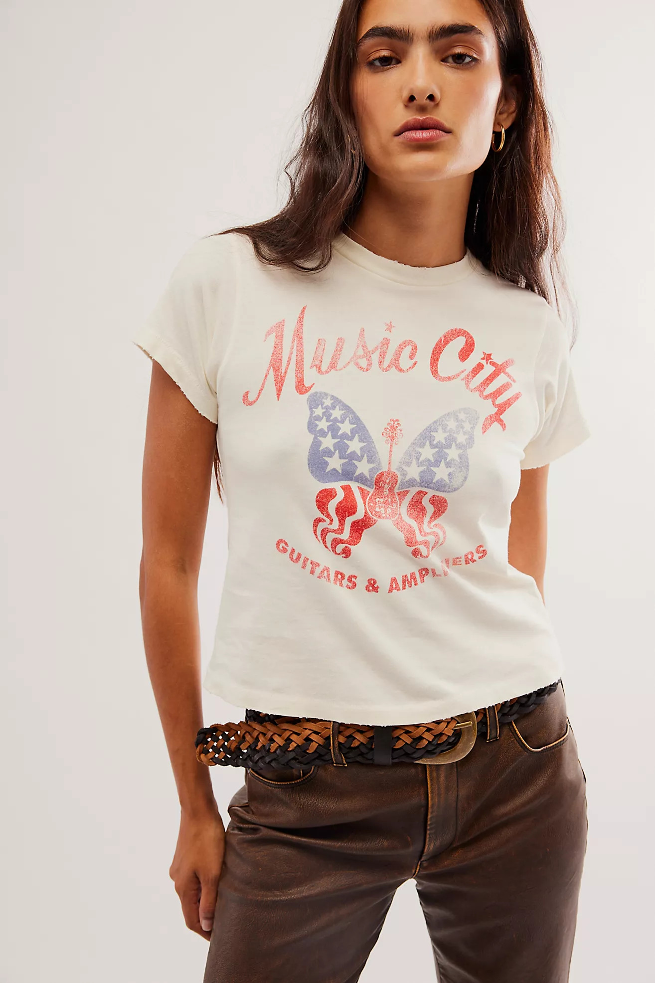 Music City Butterfly Vintage Tee | Free People (Global - UK&FR Excluded)