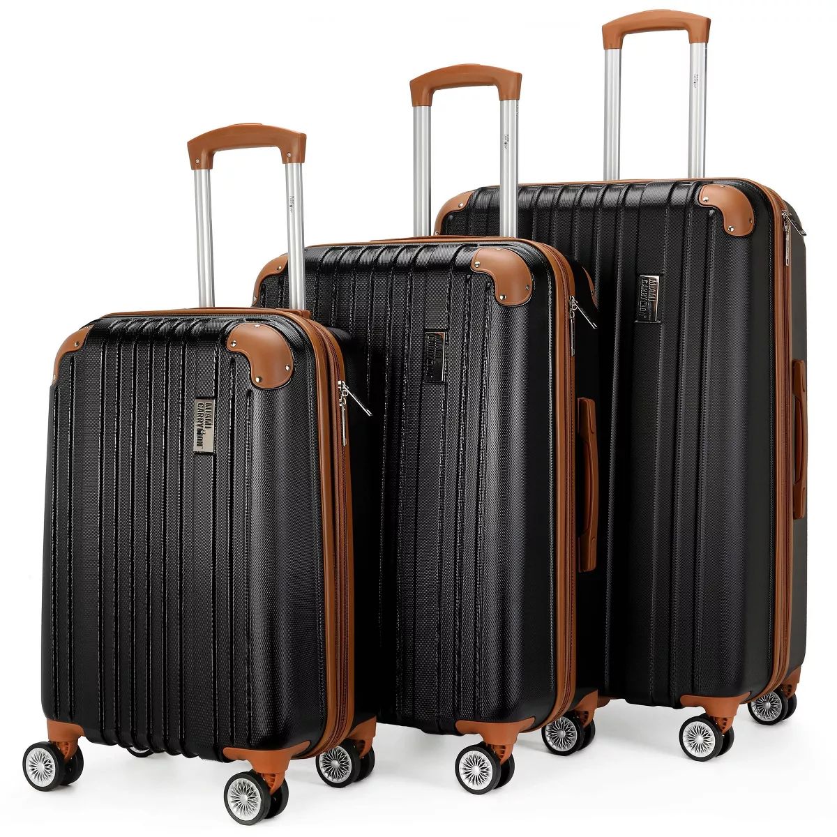 Miami CarryOn Collins Expandable Hardside Checked 3pc Luggage Set | Target