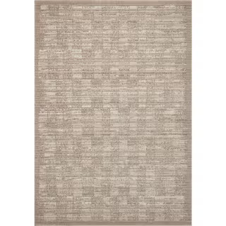 Darby Pebble/Sand 7 ft. 10 in. x 10 ft. Transitional Modern Area Rug | The Home Depot