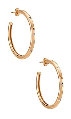 Joy Dravecky Jewelry Ultimate Hoops in Clear from Revolve.com | Revolve Clothing (Global)