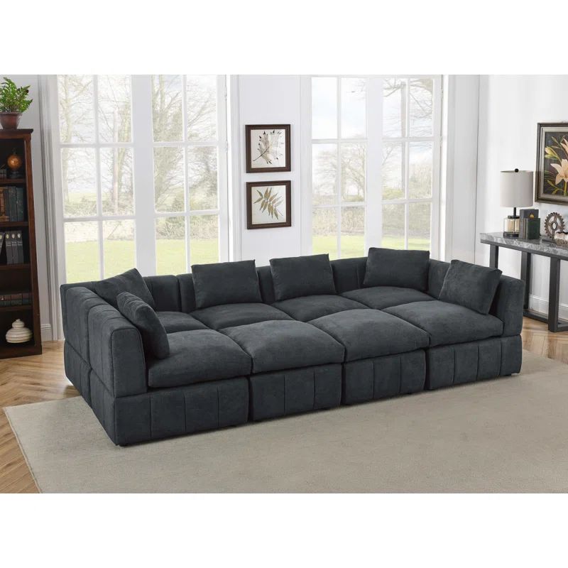 8 - Piece Upholstered Sectional | Wayfair North America