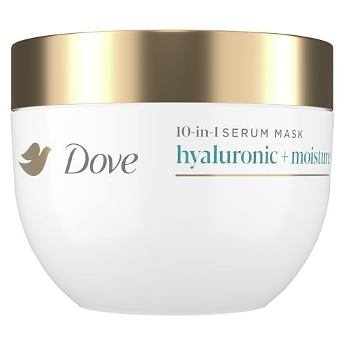 Dove Hair Hyaluronic Moisture for Dry Hair 10-in-1 Hydrating Hair Mask with Bio-Protein Care Technology and Hyaluronic Serum 9.2 Fl Oz | Amazon (US)