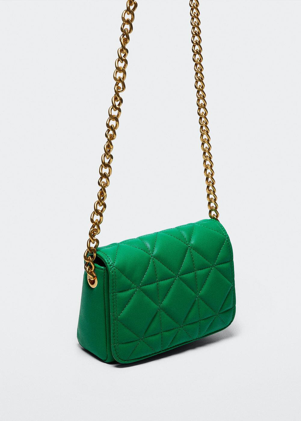 Quilted bag with chain handle | MANGO (US)
