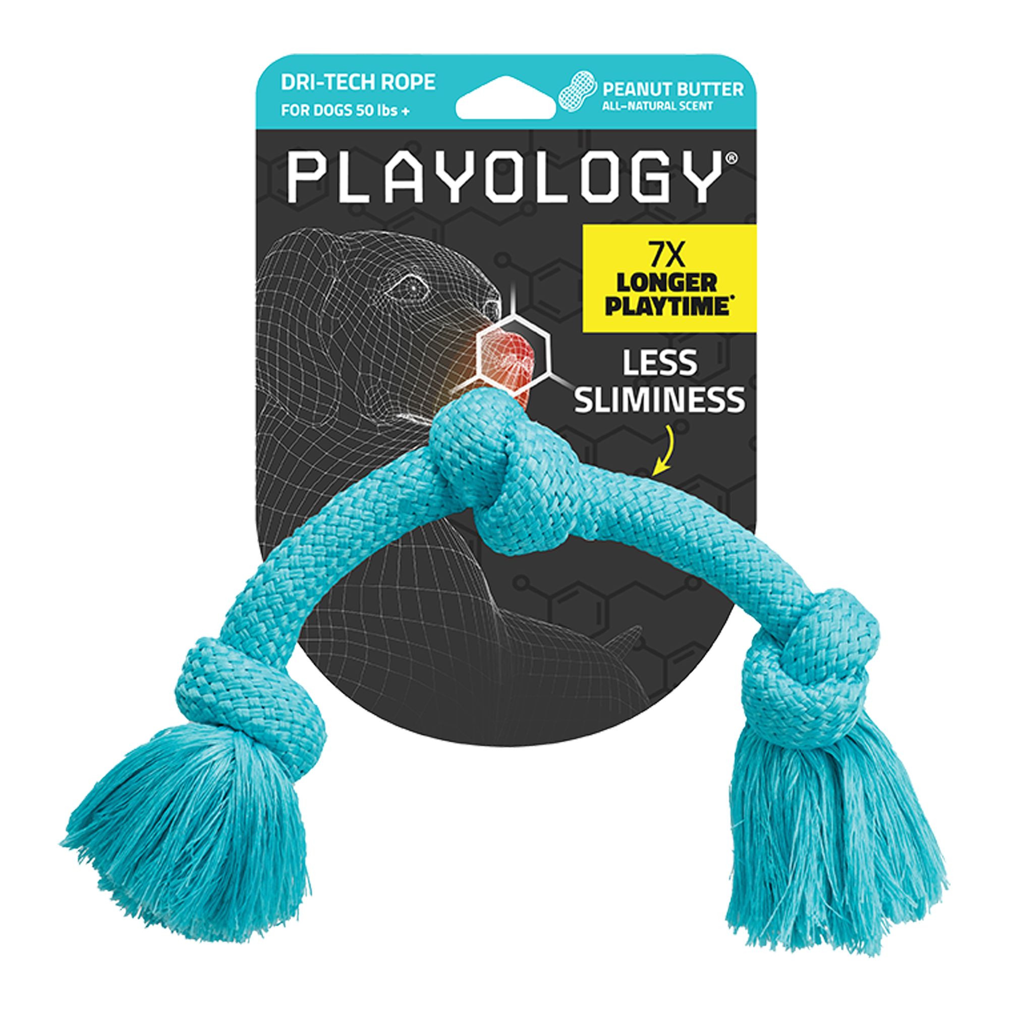Playology® Dri-Tech Rope Scented Dog Toy - Peanut Butter | PetSmart