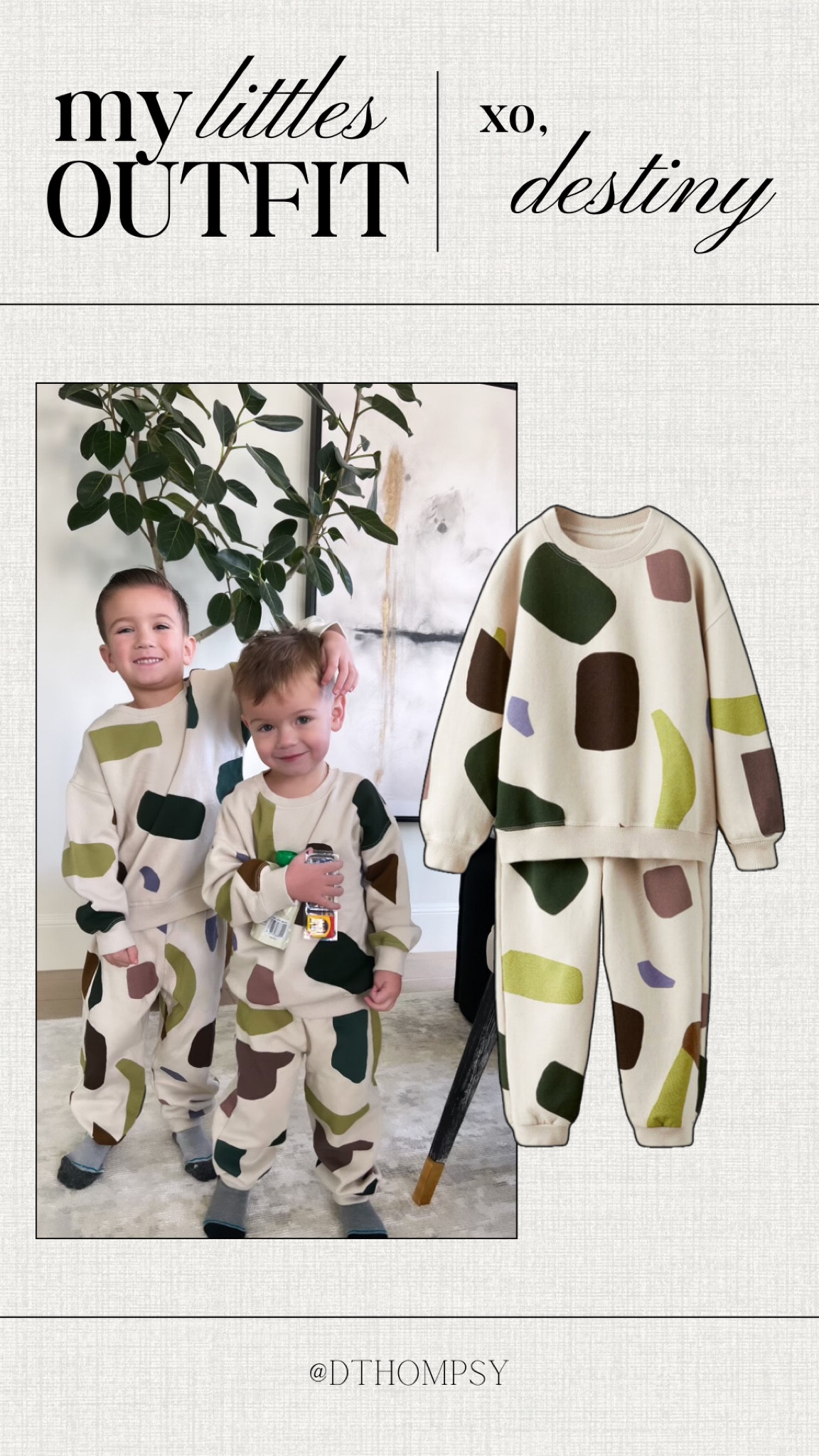 OOTD 

kid ootd. daily kid outfit. winter. sweat set. zara. lookalike. dupe. weekend outfit. casual. comfy. lounge. 

#LTKkids #LTKfindsunder100