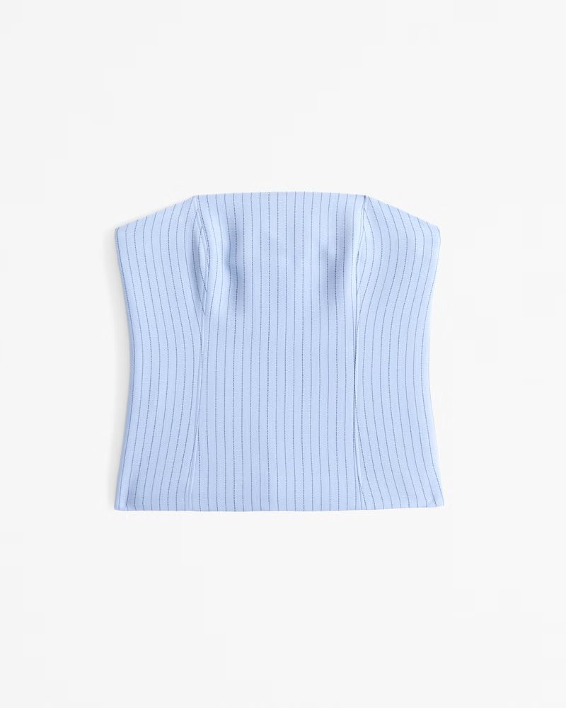 Tailored Tube Top | Abercrombie & Fitch (US)