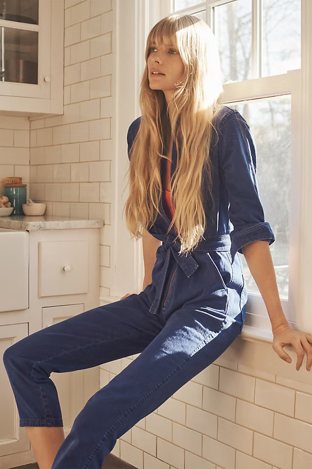 Pilcro Utility Denim Jumpsuit | Anthropologie (US)