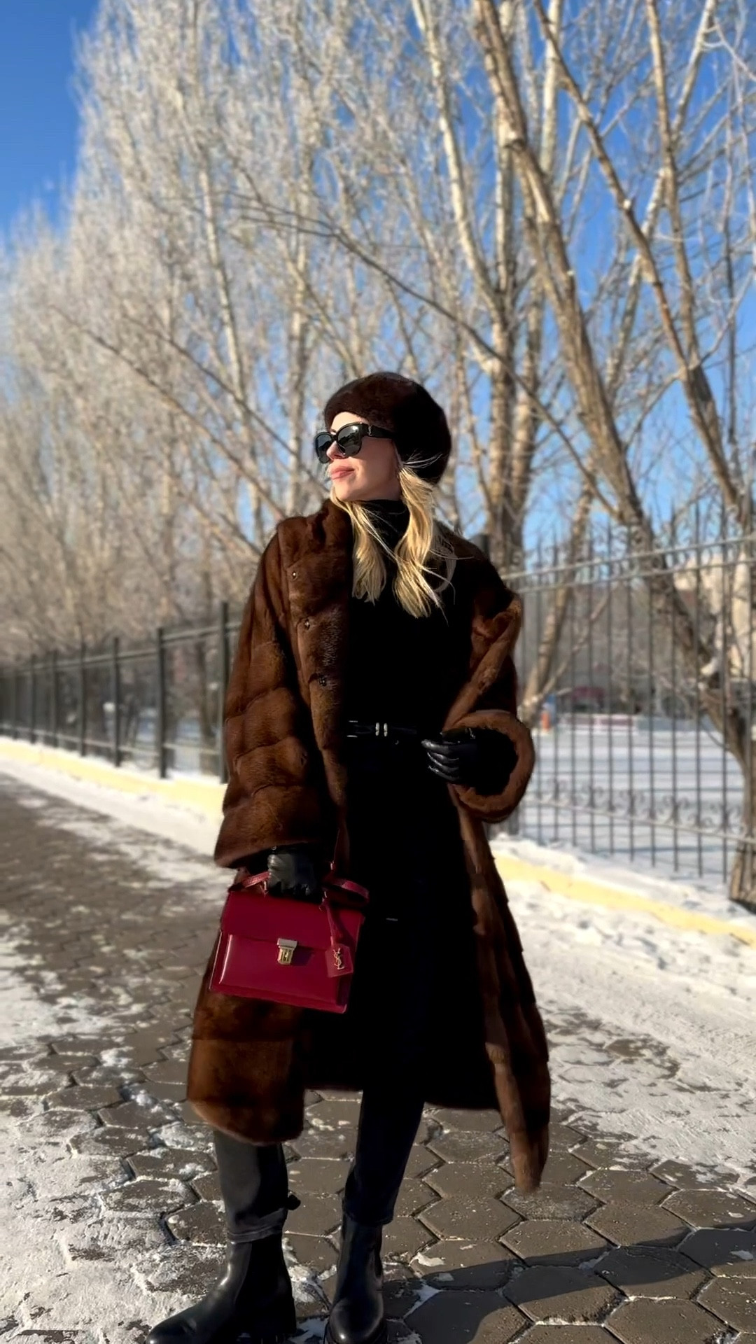 Dark brown fur coat, black and brown winter outfit, holiday shopping look, black jeans, black lug sole boots 

#LTKHoliday #LTKFindsUnder100 #LTKSeasonal