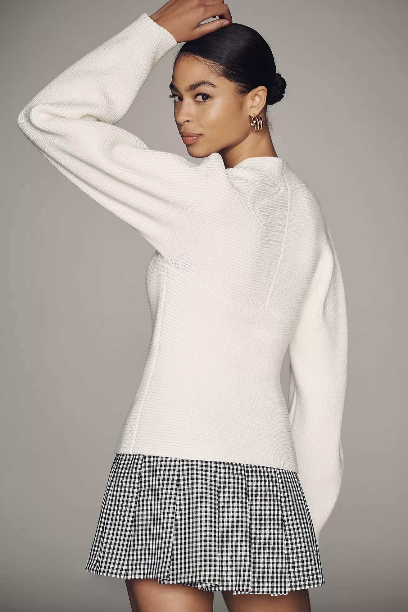Maeve Square-Neck Wide-Sleeve Sweater | Anthropologie (US)