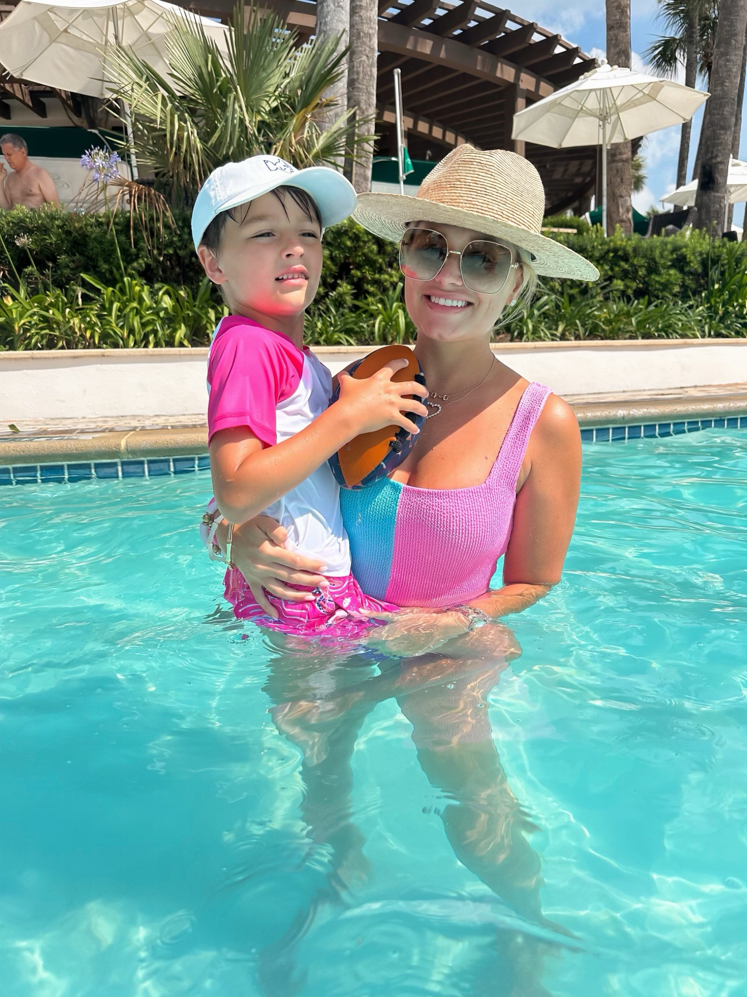 Pink colorblock swimsuit for summer 

#LTKSwim #LTKFindsUnder50 #LTKStyleTip