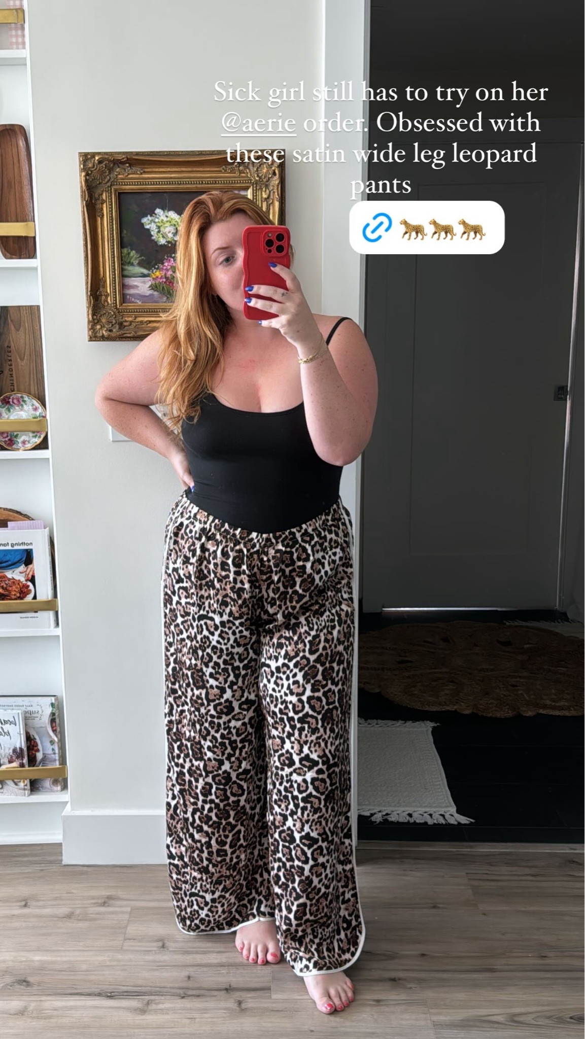 Leopard satin wide leg pants are a perfect comfy staple for fall that can be dressed up or dressed down! And they are on sale for Aerie Labor Day weekend sale! 

#LTKMidsize #LTKSaleAlert #LTKFindsUnder50