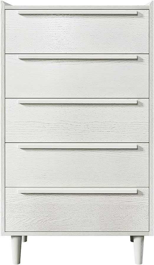 Knocbel Contemporary 5-Drawer Dresser Chest of Drawers, Small Space Apartment Entryway Bedroom St... | Amazon (US)