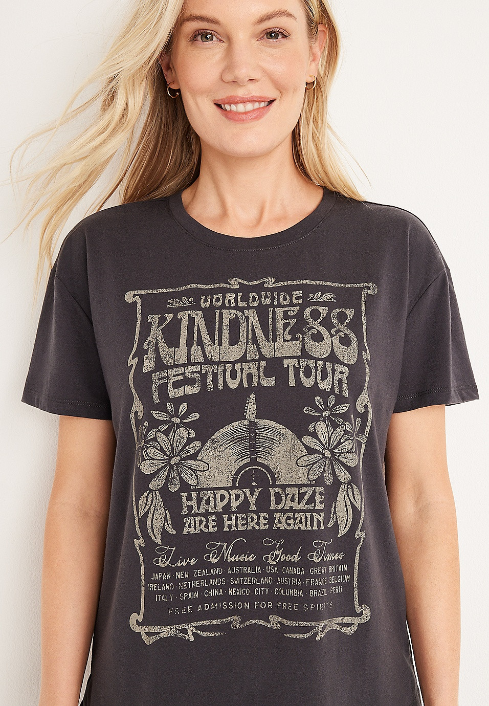 Kindness Festival Tour Graphic Tee | Maurices