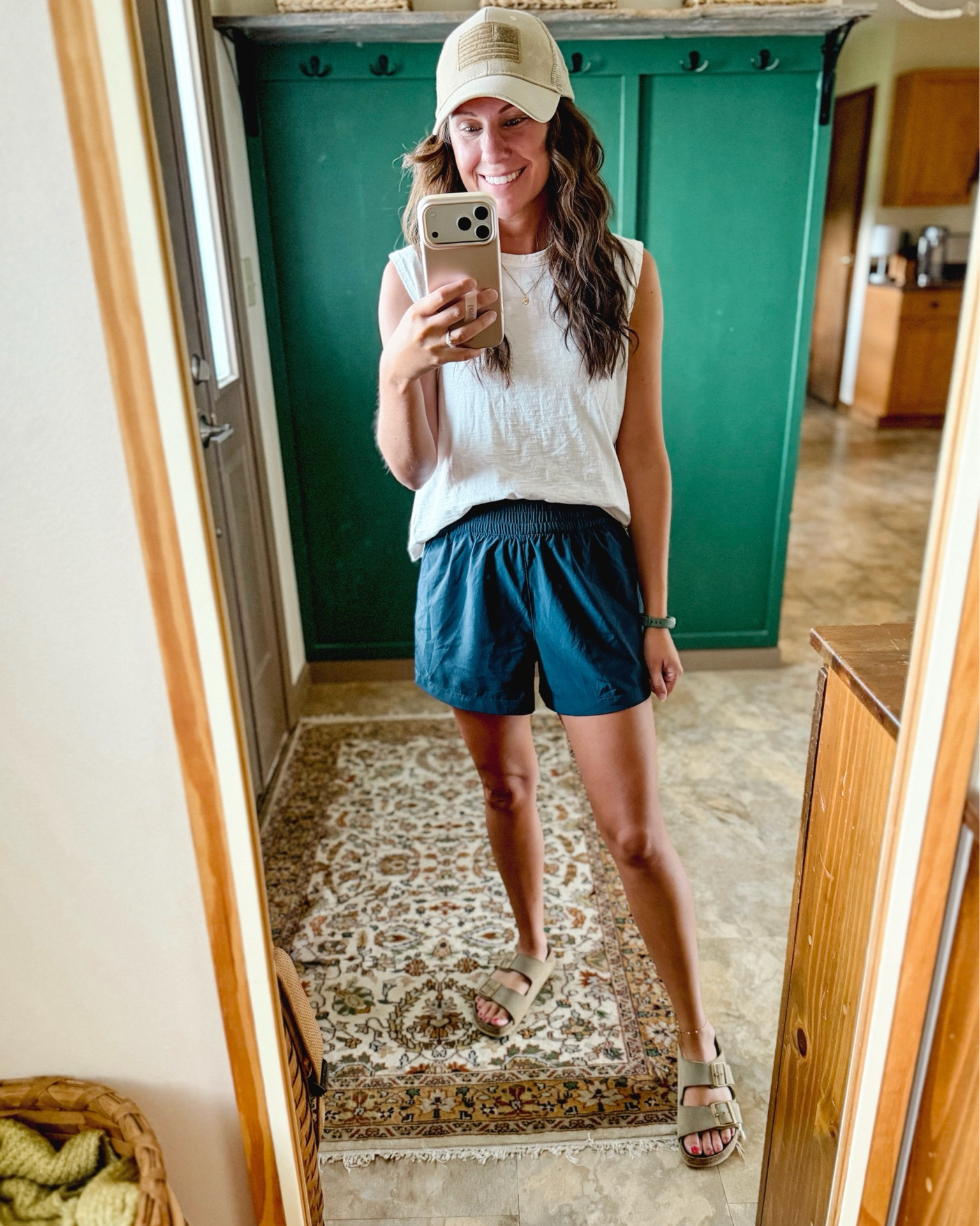 xs in my muscle tank (also linked similar!) and xxs in my athletic shorts. Size 36 in my Birkenstock sandals!

#LTKPetite #LTKmomlife #LTKdayinmylife