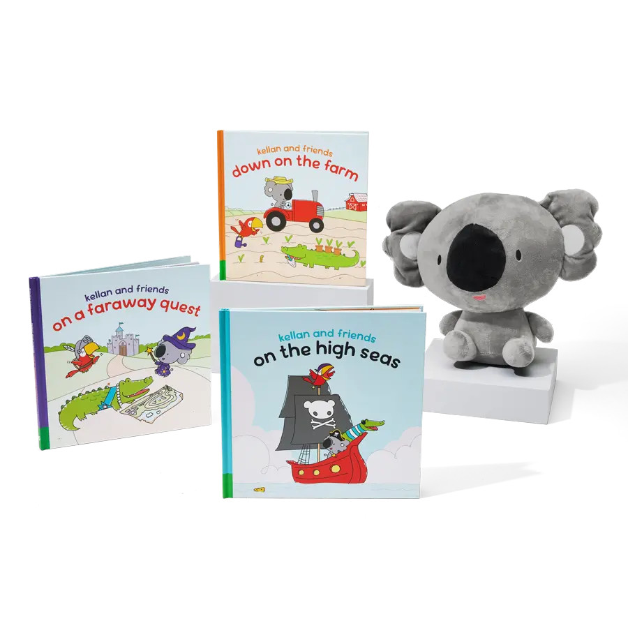 Store3-6 yearsKellan Plushie Book Set | KiwiCo