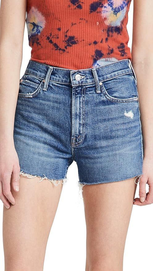 MOTHER Women's The Dutchie Frayed Shorts | Amazon (US)