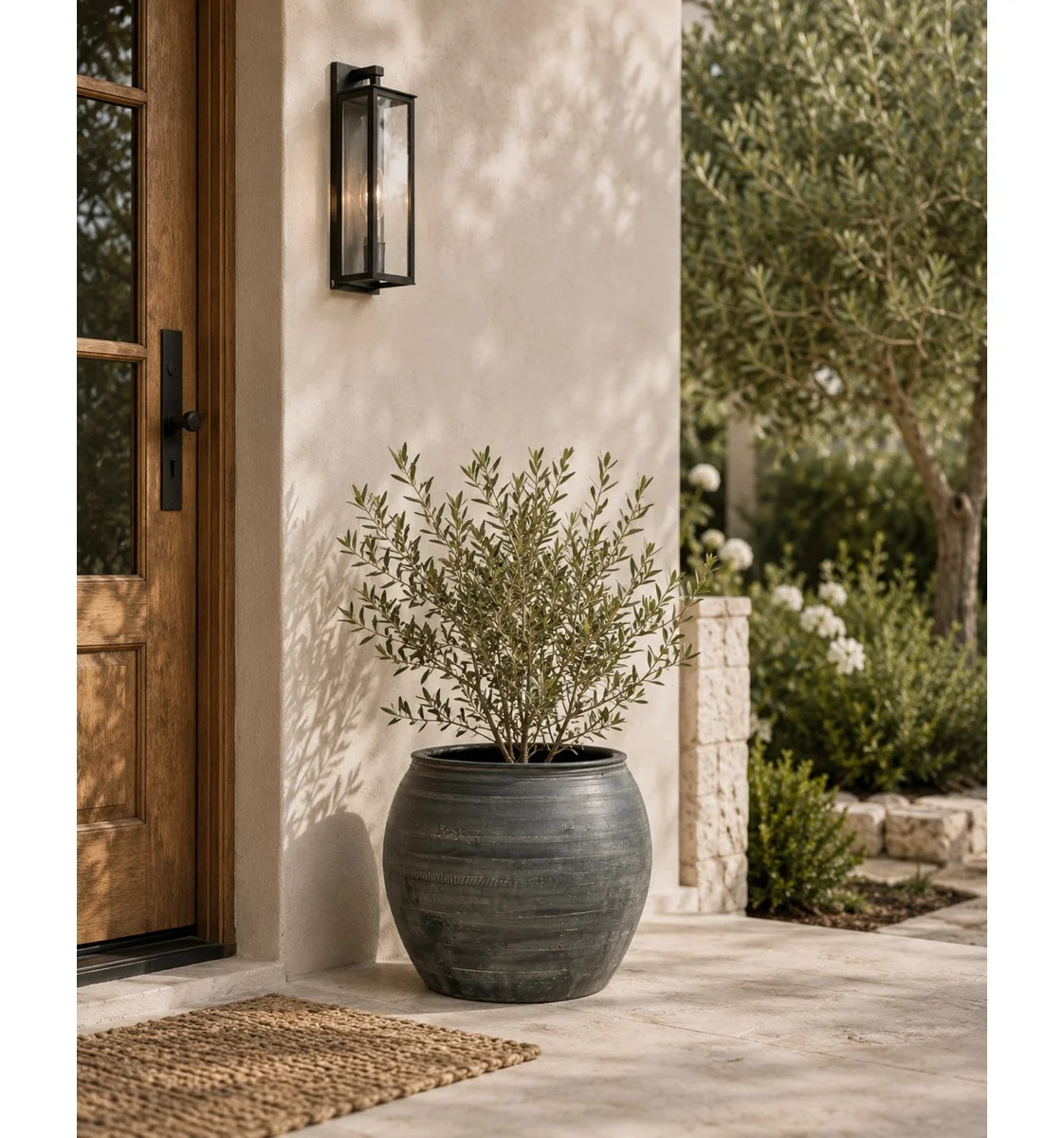 Charcoal/Gray Indoor / Outdoor Earthenware Table Vase | Wayfair North America