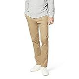 Dockers Men's Slim Fit Signature Khaki Lux Cotton Stretch Pants, Cloud, 28W x 28L at Amazon Men... | Amazon (US)