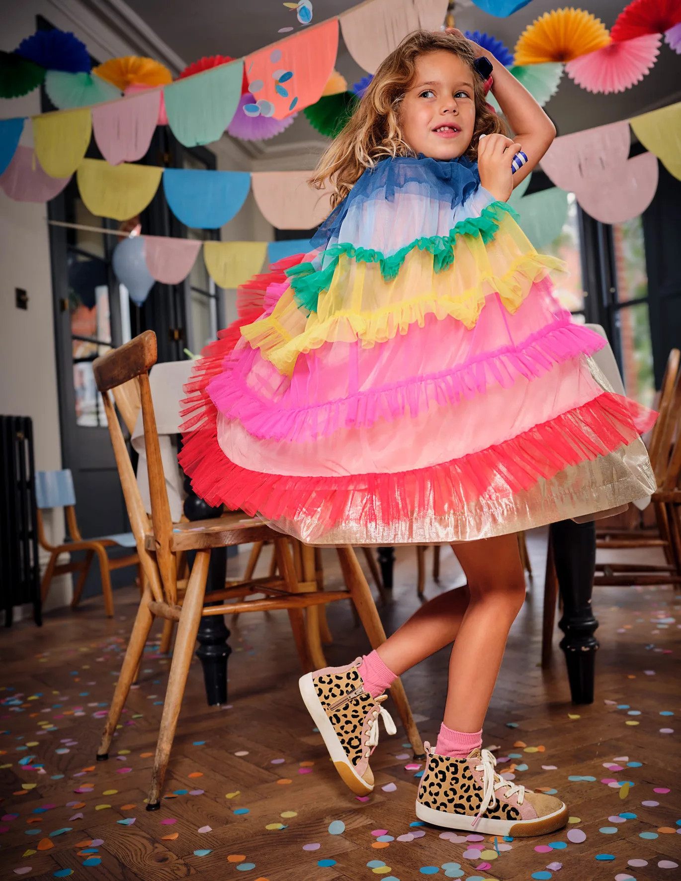 Tulle Cape - Multi Raonbow | Boden (US)
