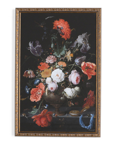 20x30 Flowers Vase Framed Wall Art | TJ Maxx
