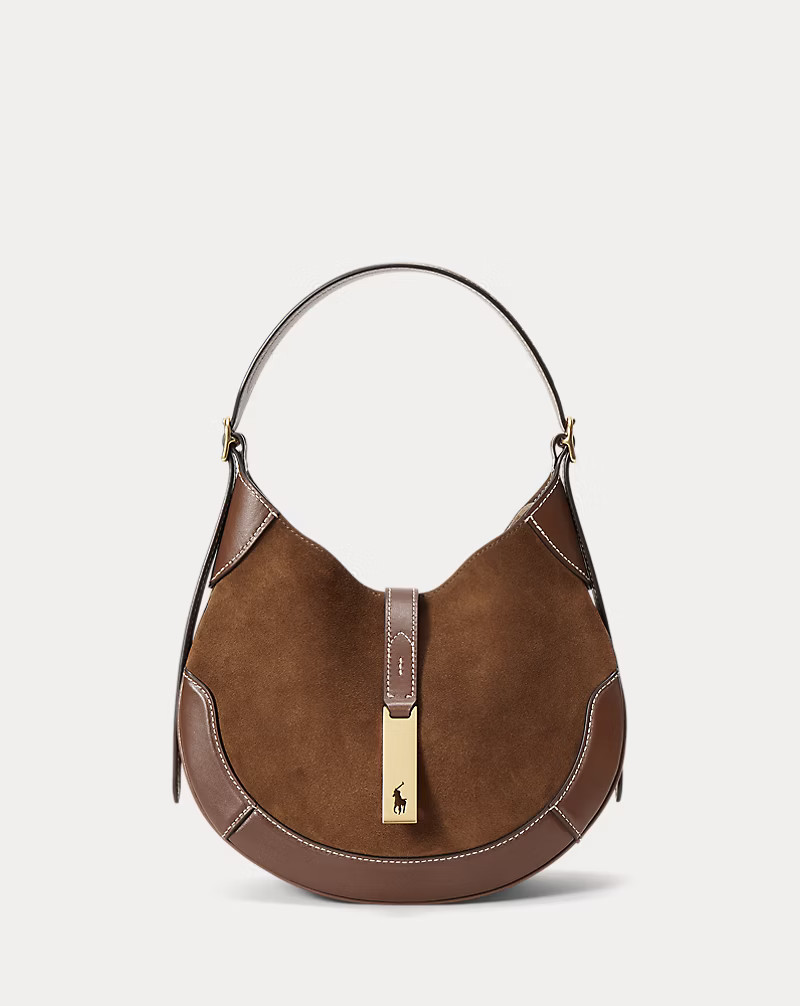 Polo ID Suede-Leather Small Shoulder Bag | Ralph Lauren (UK)