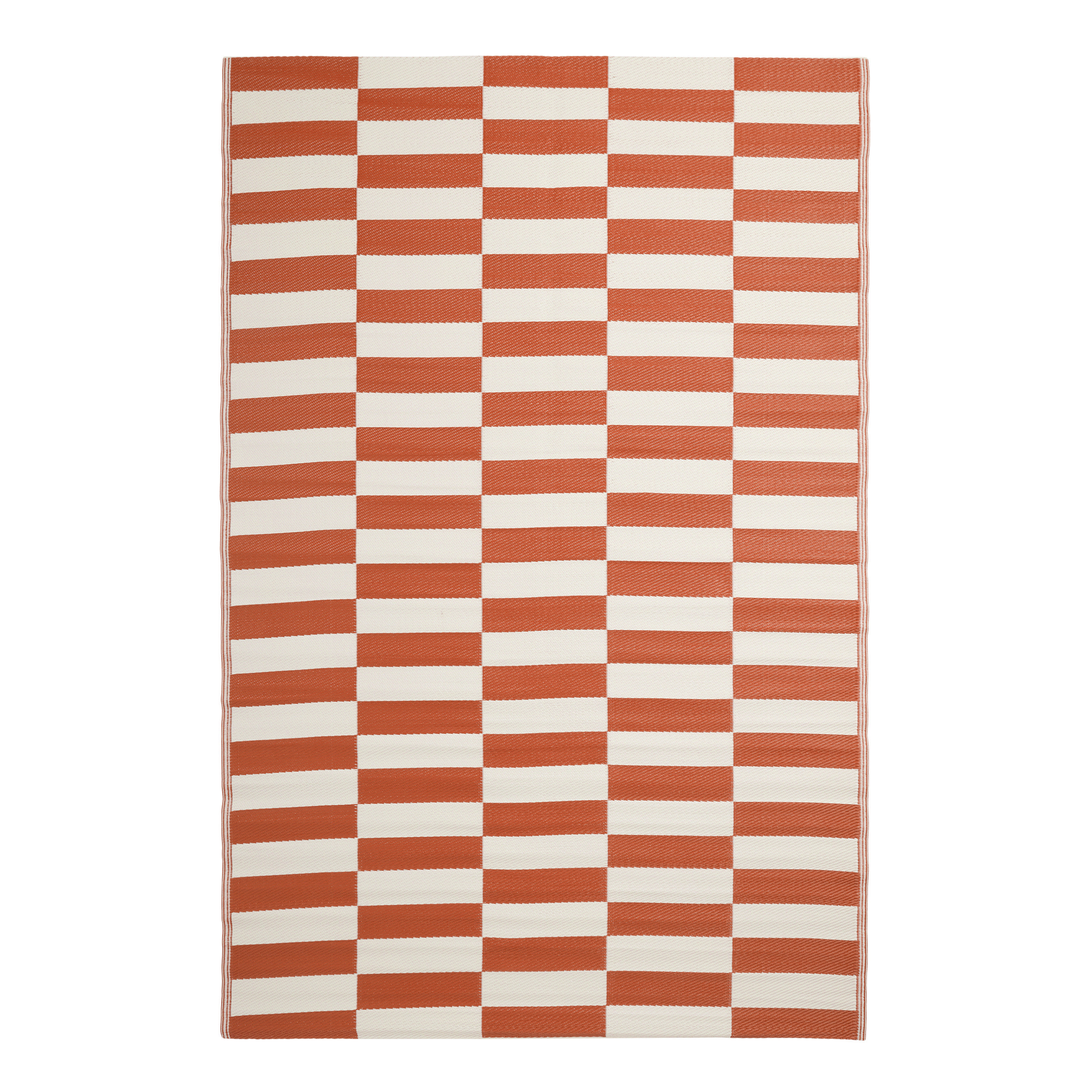 Rio Terracotta Tile Reversible Indoor Outdoor Floor Mat | World Market