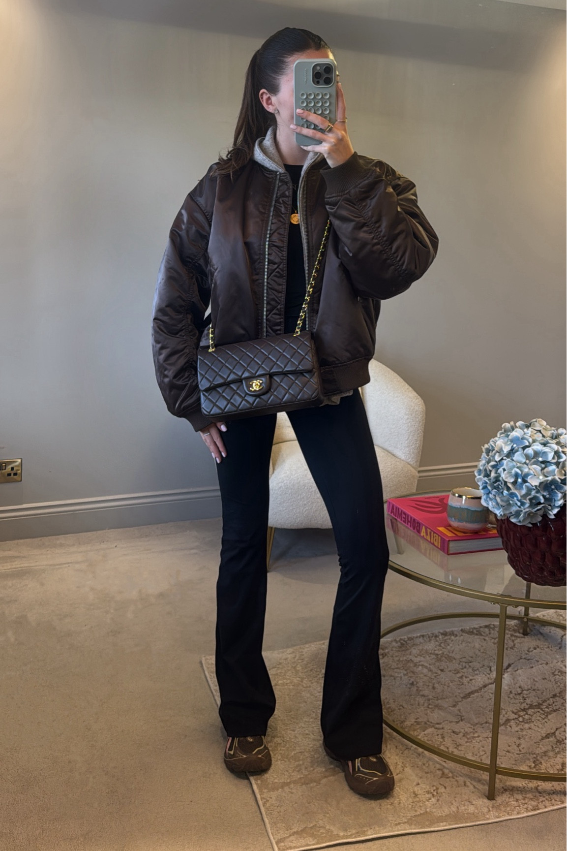 H&M. H&M move. Monki. ASICS. Arne. Zara. Sportswear. Activewear. Athleisurewear. Casual outfit. Flared leggings. Knitted hoodie. Hoodie. Knitwear. Bomber jacket. Satin bomber jacket. Trainers  

#LTKuk #LTKstyletip #LTKautumn