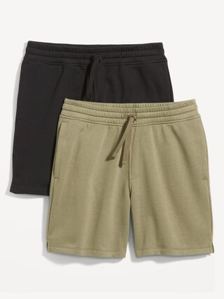 2-Pack Fleece Sweat Shorts for Men -- 7-inch inseam | Old Navy (US)