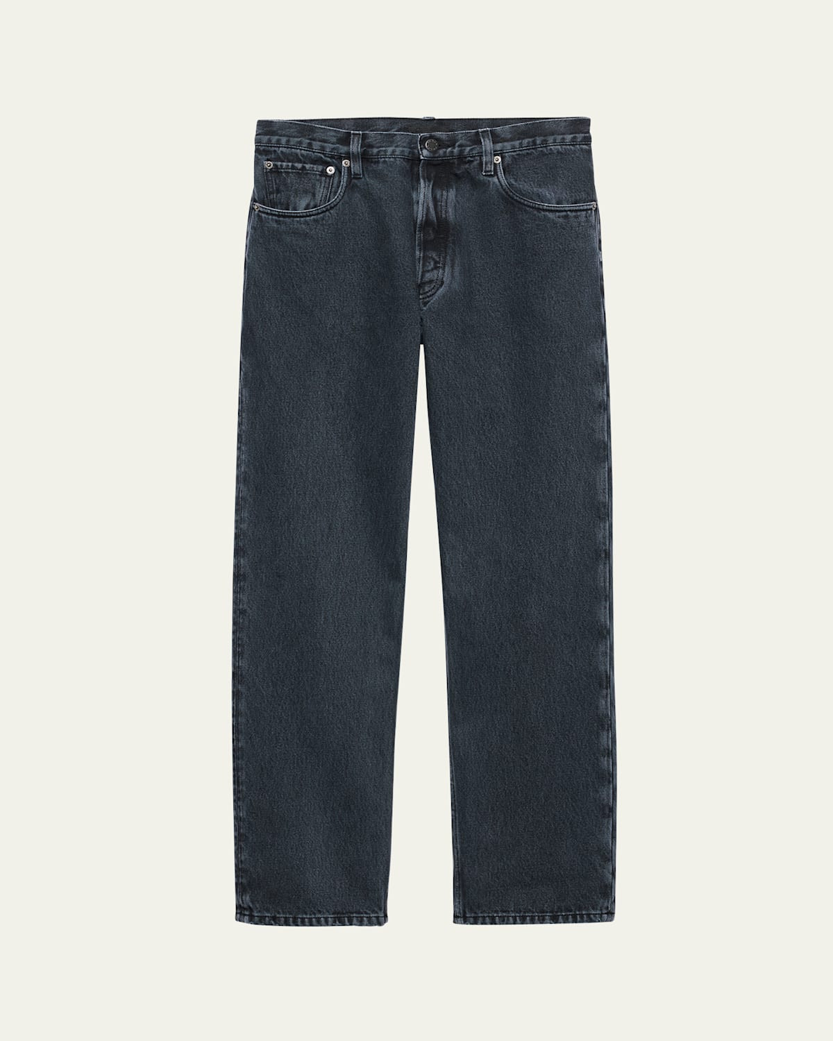 Men's Overdyed Denim Straight-Fit Jeans | Bergdorf Goodman