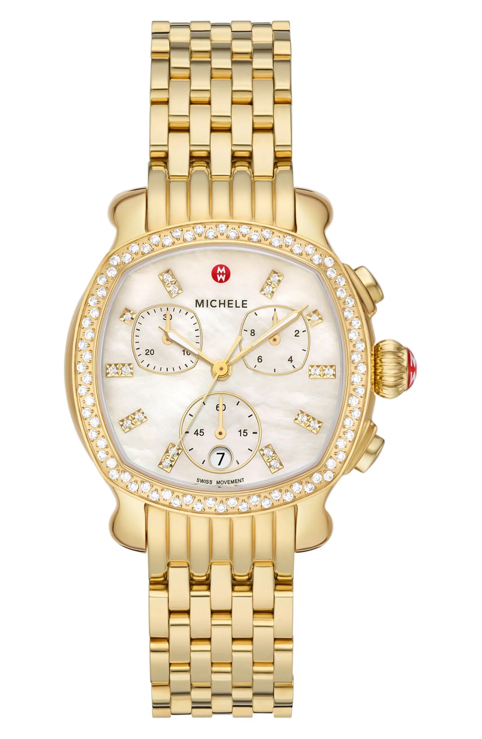 Lilou Diamond Chronograph Bracelet Watch, 34mm | Nordstrom