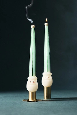 Santa Taper Candles, Set of 2 | Anthropologie (US)