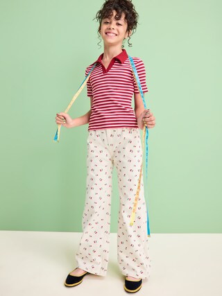 Printed High-Waisted Baggy Wide-Leg Jeans for Girls | Old Navy | Old Navy (US)