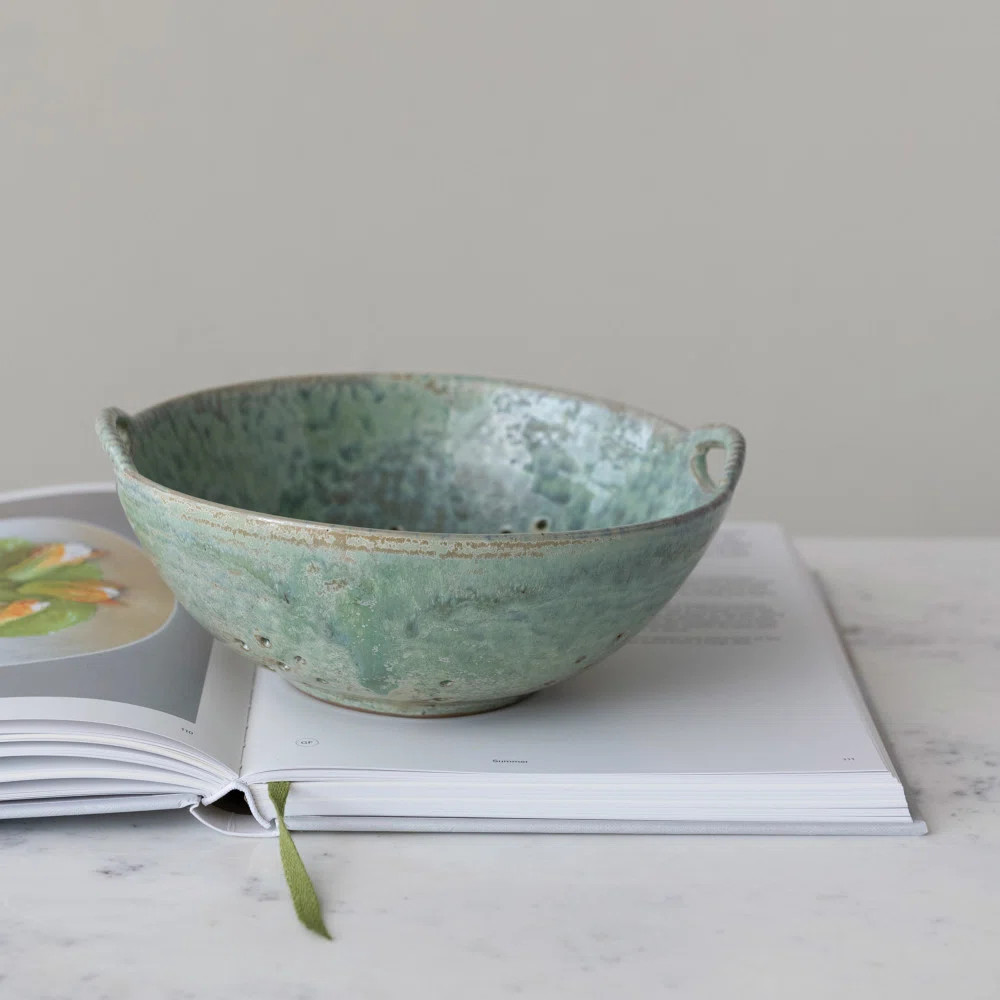 Joss & Main Taz Stoneware Berry Bowl With Handles & Reviews | Wayfair | Wayfair North America