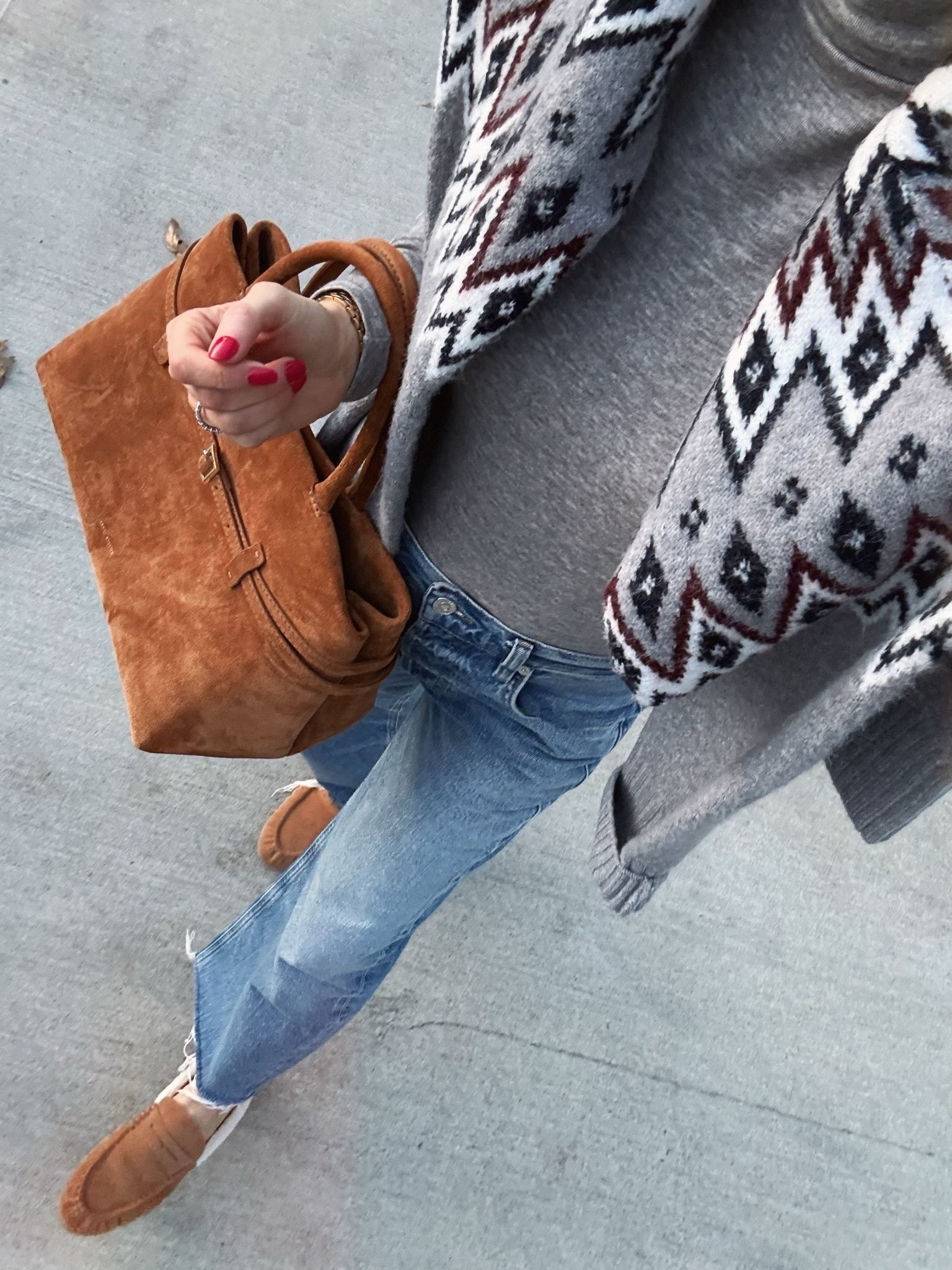 Yesterday’s outfit - love this fair isle sweater I just got in!

#LTKSeasonal #LTKootd