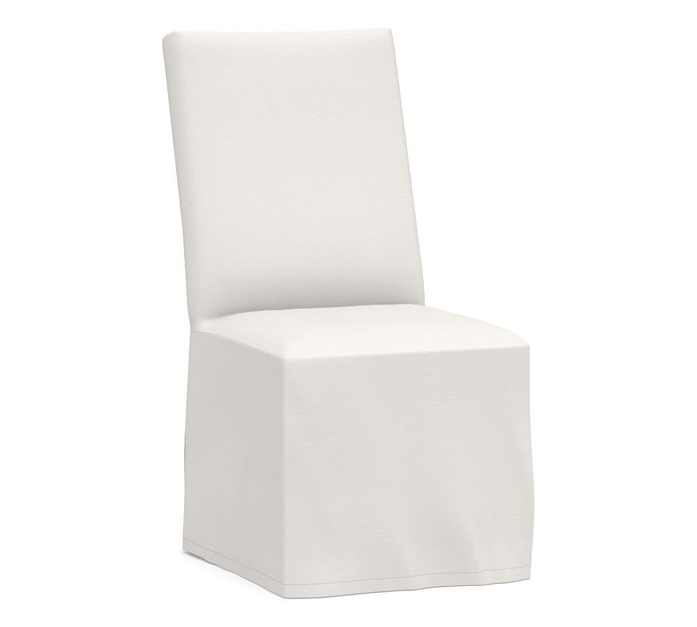 PB Comfort Square Slipcovered Dining Chair | Pottery Barn (US)