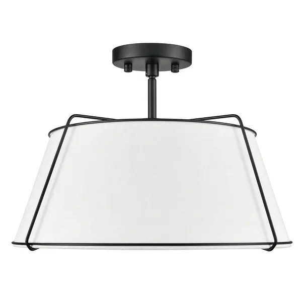 Light Society Lise Ceiling Light - Black/White | Bed Bath & Beyond