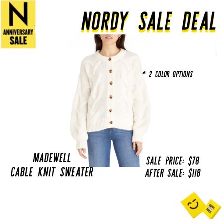 Nordstrom Deal you dont want to miss! Madewell chunky stitched sweater with soft fuzzy wool-blend perfect for autumn winter. Wear oversized with leggings for a cute look. 2 color options available! I ordered the white antique cream color. Madewell sweater, autumn sweater, winter sweater, winter white sweater, nordstrom sale sweater 

#LTKSeasonal #LTKunder100 #LTKxNSale