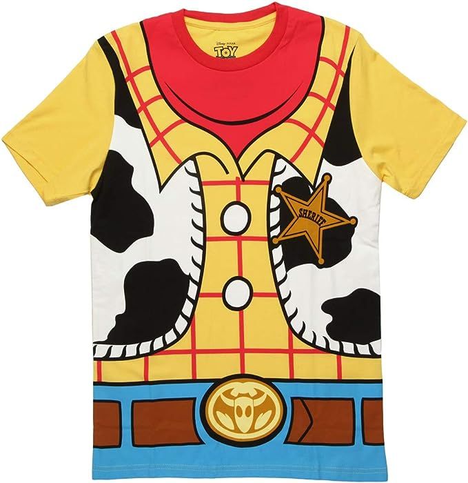 Toy Story Woody Cowboy Costume Banana Yellow Adult T-Shirt Tee | Amazon (US)